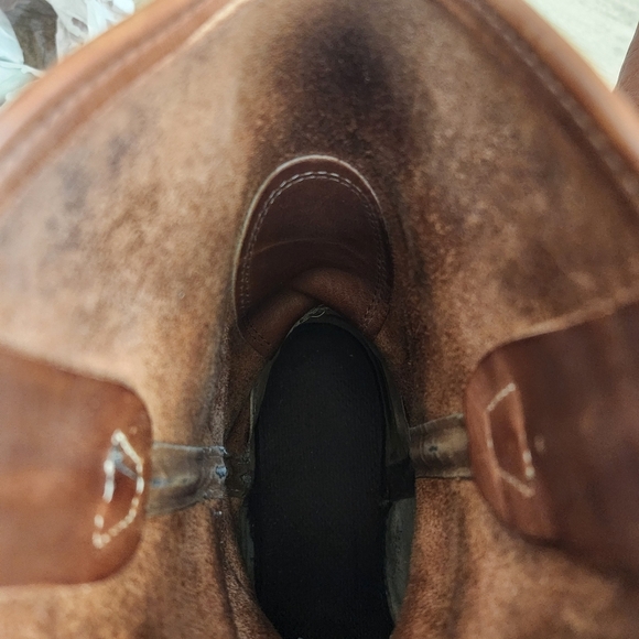 VINTAGE KNAPP WORK LEATHER BOOTS Vibram sole, Men's 10.5 - Picture 10 of 10